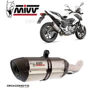 Pot D Echappament MIVV Suono Inox pour Honda Nc 750 S X 2014 > 2015
