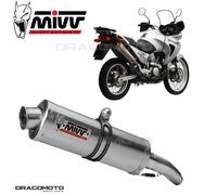 Pot D Echappament MIVV Oval Inox pour Honda Xlv 650 Transalp 2000 > 2004