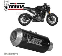 Mivv Mk3 Husqvarna Svartpilen 125 2021-23 Hu.005.sm3c Not Homologated Slip On Muffler Argenté Not Homologated