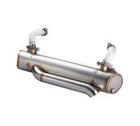 Échappement Inox Vintage Speed pour Combi Bay 68 ->79 sans réchauffage - Sortie centrale