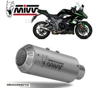 Mivv Mk3 Kawasaki Ninja 1000 Sx/tourer 2020-24 K.054.sm3x Not Homologated Slip On Muffler Argenté Not Homologated