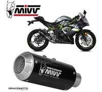 Mivv Mk3 Kawasaki Ninja 125/z125 2019-24 K.048.sm3b Not Homologated Slip On Muffler Argenté Not Homologated