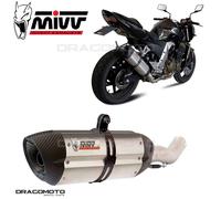 MIVV Silencieux d'échappement Suono pour Kawasaki Z750 2004-2006