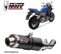 MIVV Silencieux Slip-On GP Kawasaki Z750 04-06 K.011.lxb Homologué Argenté