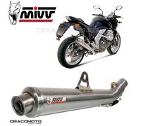 Pot D Echappament MIVV X-cone Inox pour Kawasaki Z 750 2007 > 2014