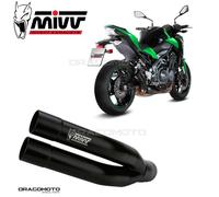 MIVV Échappement Double Gun Noir pour Kawasaki Z900 (2017-2019)
