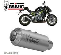 Mivv Mk3 Kawasaki Z900 A2 2017-24 K.056.lm3x Homologated Slip On Muffler Argenté Homologated