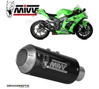 Mivv Mk3 Kawasaki Zx-10 R/rr/se 2016-24 K.042.lm3c Homologated Slip On Muffler Argenté Homologated