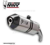 MIVV Silencieux Slip-On Speed Edge KT.017.LRX KTM 1050/1090/1190/1290 Adventure Argenté Homologué