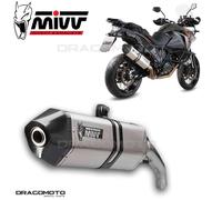 MIVV Silencieux Slip-On Speed Edge KT.017.LRX KTM 1050/1090/1190/1290 Adventure Argenté Homologué