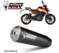 MIVV Échappement X-M1 Slip-on pour KTM 125/390 Duke/RC 2017-2020 Argenté Homologué