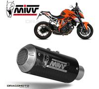 MIVV Silencieux d'échappement KTM 1290 SUPERDUKE Mk3 Carbone 2016-2017