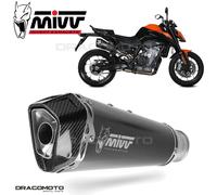 MIVV Système d'échappement Delta Race CE-BE Noir pour KTM 790/890 DUKE – Divers modèles