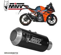 MIVV Silencieux Slip-On MK3 KTM RC 390 (2021-24) KT.030.SM3C Argenté - Non homologué