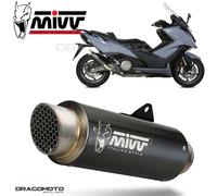 SILENCIEUX MIVV SPORT GPPRO INOX NOIR POUR AK550 2017-2019
