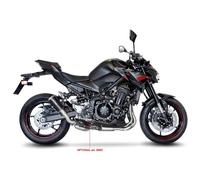 Echappement LEOVINCE LV-10 BLACK EDITION pour Kawasaki Z900 2022 en acier inoxyd