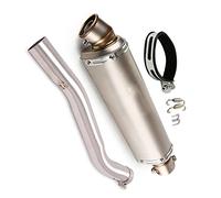 Échappement Mi Lien Tube Moto Silencieux Évasion Amovible DB Killer Slip on en Acier Inoxydable pour CBR600 F4 1999-2000 F4i 2001 02 03 04 05 06 2007