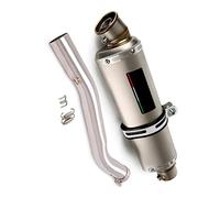 Échappement Mi Lien Tube Moto Silencieux Évasion Amovible DB Killer Slip on en Acier Inoxydable pour CBR600 F4 1999-2000 F4i 2001 02 03 04 05 06 2007