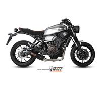 Échappement MIVV ovale complet en carbone pour YAMAHA XSR 700