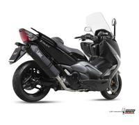 Échappement MIVV Speed Edge tout noir pour YAMAHA T-Max 500 2008-2011