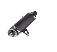 Échappement Moto à Trois Sorties Silencieux D'échappement À Manchon Coulissant pour Moto, Compatible avec Les Modèles 250/300/400, avec Réduction du Bruit(Type F2)