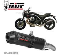 MIVV Silencieux Ovale Carbone-Carbone pour Moto Guzzi Griso 1100 2006-2011