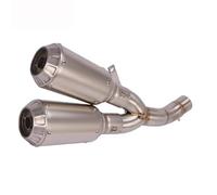 Échappement Moto Modifié Tuyau Intermédiaire Double Silencieux Amovible DB Killer pour Ducati Scrambler Urban Enduro 2015 2016 2017 2018 2019 2020