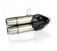 Échappement moto silencieux Ixil Dual Hyperlow L5X Kymco AK 550 - XK0350XS Argenté TU