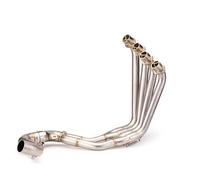 Échappement Moto Slip-On Tube Modifier Tuyau Liaison Avant Système Complet Pour CBR650R CBR650F CBR650 CB650F 2014-2025 Pot d'échappement(A 2014-2023 50.8MM)