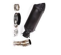 Échappement Moto Système D'échappement Milieu Lien Tuyau Silencieux Vent Tip Slip en Acier Inoxydable pour Kawasaki pour Ninja Z250 pour 300 2013-2018