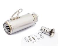 Echappement Moto Tuyau D'échappement Universel Pour Moto SC(A2-60mm-WT)