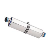 Échappement Moto Universel 36mm-51mm Avec Silencieux DB Killer Pour Suzuki GSXR1000 SV650 K7 Pièces Rechange Modifiées système(TYPE-D 400MM)