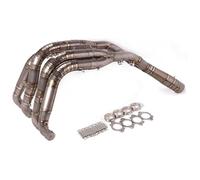 Échappement Moyen Lien pour BMW S1000RR 2020 2019 Alliage De Titane Slip on Moto Tuyau D'échappement Évasion Avant Moyen Lien Tuyau Silencieux Système Complet Central D'échappement(2)