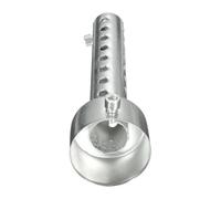 Échappement Moyen Lien Silencieux D'échappement Réglable pour Moto 35mm/42mm/45mm/48mm/60mm Peut DB Killer Éliminateur De Bruit Central D'échappement(Short 48mm)