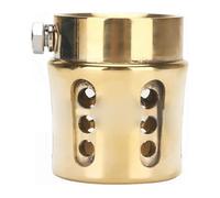 Échappement Moyen Lien Tuyau pour Dyna pour SPO&rtster XL1200 pour Iron 833 Road King Electra Street Glide Rétro Embout D'échappement en Laiton Tuyau Silencieux Moto(D 1.75 inch9)