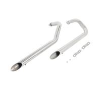 Echappement Pot Silencieux D'échappement Pour Moto Pour Shadow ACE VT 750 C CD VT750C 1997-2003 Moto Silencieux D'Échappemen(Argent)