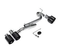 Échappement Quadruple Pour BMW Pour F10 F11 F18 525i 520i 530i 523i Série 5 G30 G31 Pour M5 Embout De Silencieux Pare-chocs Arrière Embouts D'éChappement(Carbone)