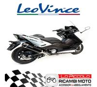 Échappement Silencieux 2/1 Approuvé LeoVince NERO Yamaha 530 Ie 2012