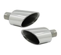 Échappement Silencieux Conseils Pour Audi A4 B9 2016-2019 A5 F5 2017-2019 Chrome