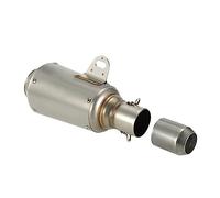 Échappement Silencieux Moto universelle de tuyau d'échappement de moto de 51mm pour l'échappement de silencieux de tuyau d'échappement d'acier inoxydable de glaçage d'atv Motorcycle Exhaust Pipe