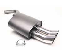 Échappement Sport 2x76mm DTM Élevé Rond Réseau Avec ABE pour BMW 3er e90 e91