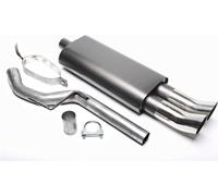 Echappement sport 2x76mm DTM haut rond pointu pour VW Passat Lim.Variant Typ3A/35I
