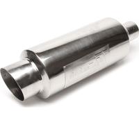 Échappement sport en acier inoxydable 100 / 45mm rond biseauté vif Silencer dans le tuyau final universel