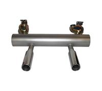 Échappement Sport INOX style SEBRING pour Volkswagen Coccinelle 1200 63->, avec chauffage
