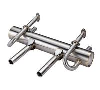 Échappement Sport inox Vintage Speed Superflow pour Porsche 356 A, B et C (1956-1965)