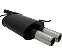 Echappement sport Novus N Silencieux arrière 2x76 droit pour Audi A4 8E B6