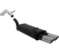 Echappement sport Novus pour Audi A3 Seat Leon VW Golf 4 New Beetle 2x76 SR-Design ABE