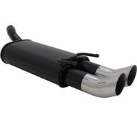 Echappement sport Novus pour Opel Corsa B 2x76mm DTM Silencieux final avec ABE