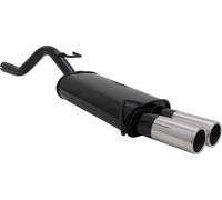 Echappement sport Novus pour Opel Corsa D 2x76mm silencieux arrière avec ABE