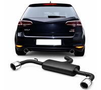Échappement Sport pour VW Golf 7 Année 2012-2019 Rond 90mm Gti Diffuseur Duplex,